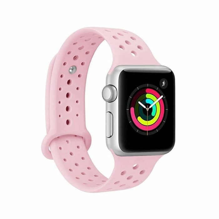 Killer Deals Silicone Strap for 38/40/41mm Apple Watch - Pink - Image 2