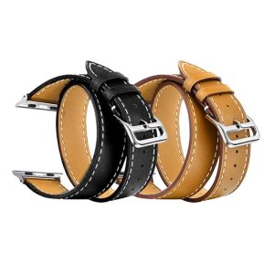 Killer Deals Double Wrap Leather Strap for 38/40/41mm Apple Watch