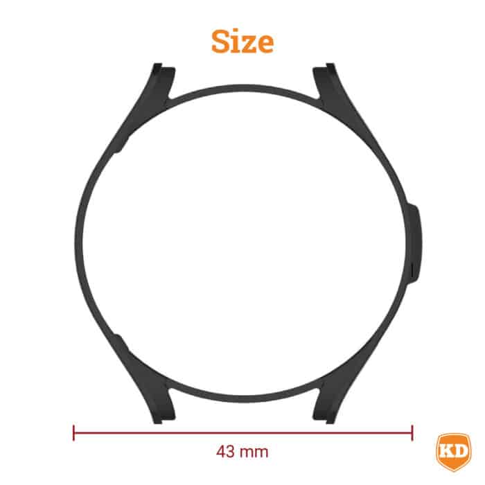 Killer Deals Anti-Scratch PC Hollow Case for Samsung Galaxy Watch 6 Classic- 43mm - Image 4