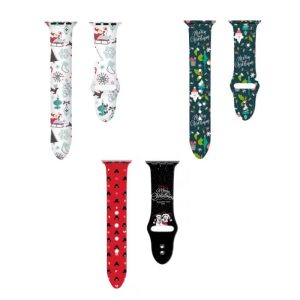 Killer Deals Festive Christmas Silicone Strap for 38/40/41mm Apple Watch