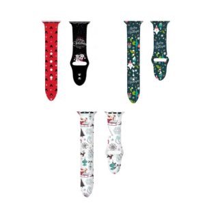 Killer Deals Festive Christmas Silicone Strap for 42/44/45/49mm Apple Watch