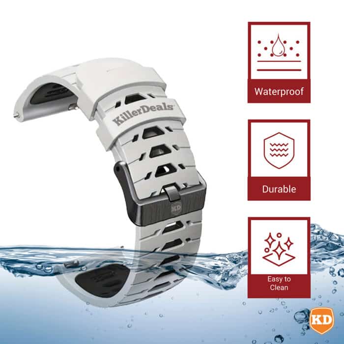 Killer Deals 22mm Universal Watch Silicone Strap for Garmin Samsung Huawei - Image 3