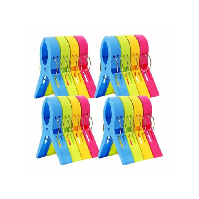 Killer Deals Laundry Washing Hang Dry Clothing Jumbo Plastic Pegs x16 Set