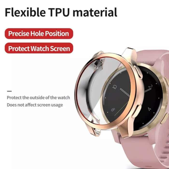 Killer Deals 40mm Electroplated TPU Case for Garmin Vivoactive 4S- 2 Pack - Image 7