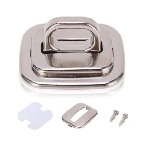 Killer Deals Computer Desk Zinc Alloy Lock Mount/Security Base Locking Plate - Silver - 1 year warranty